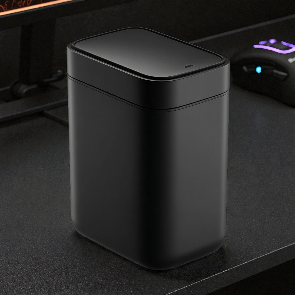 Industrial Matte Press Bin - Sleek Black Edition