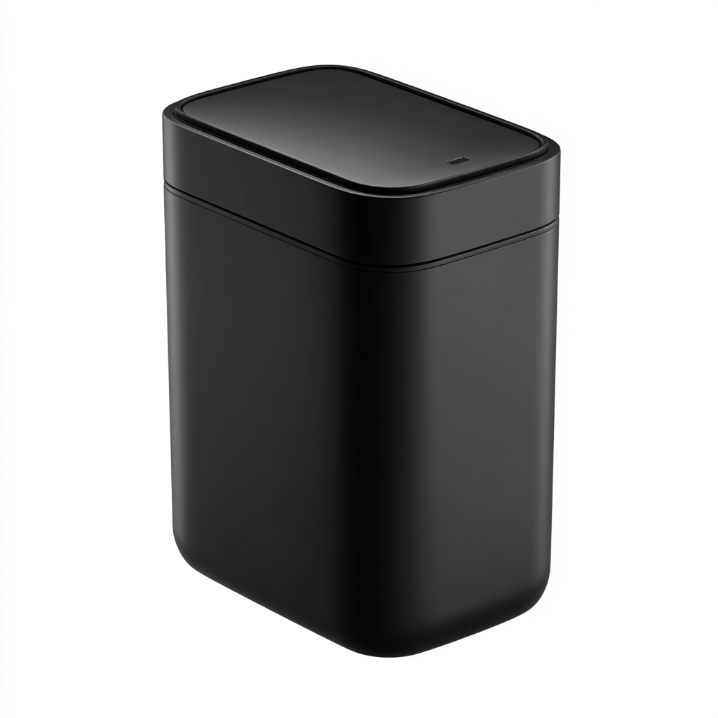 Industrial Matte Press Bin - Sleek Black Edition