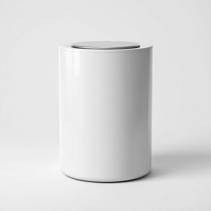 One-Touch Stealth Desktop Bin - Minimalist Hidden Design